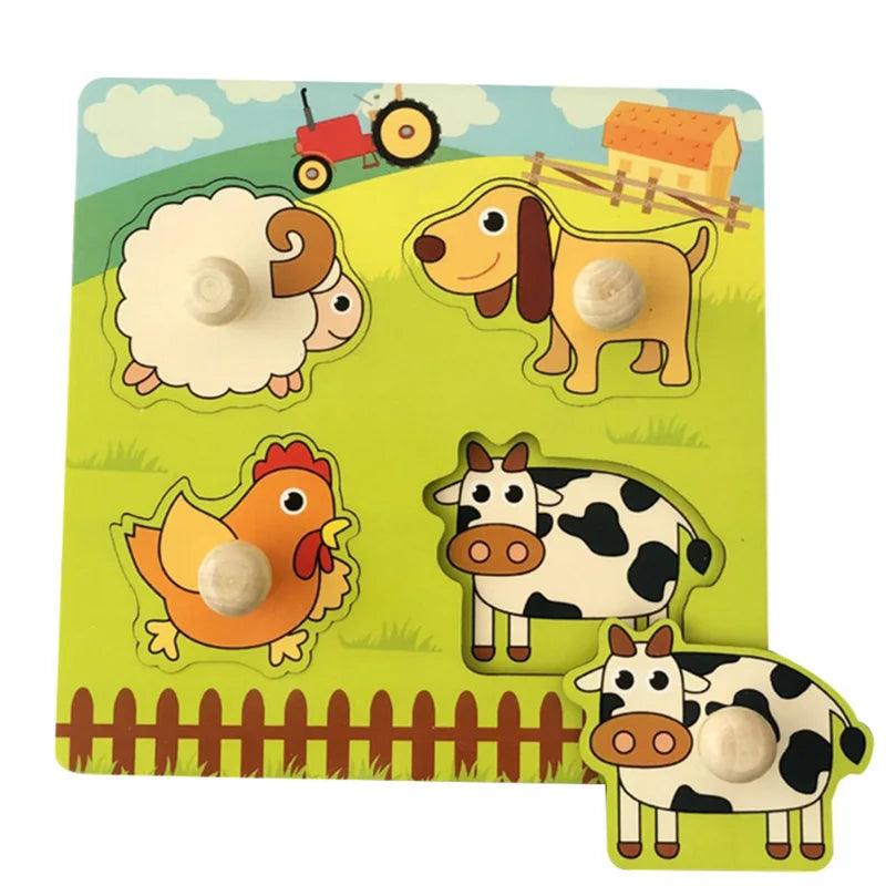 Le Puzzle Éducatif Idéal pour les 1-3 Ans - Cherubin