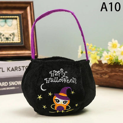 Sac à Bonbons en Forme de Citrouille pour Halloween – Accessoire Fun 2024 - Cherubin