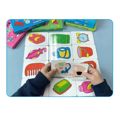 Jeu de Puzzle Montessori pour enfants de 1 an à 3 ans - Cherubin