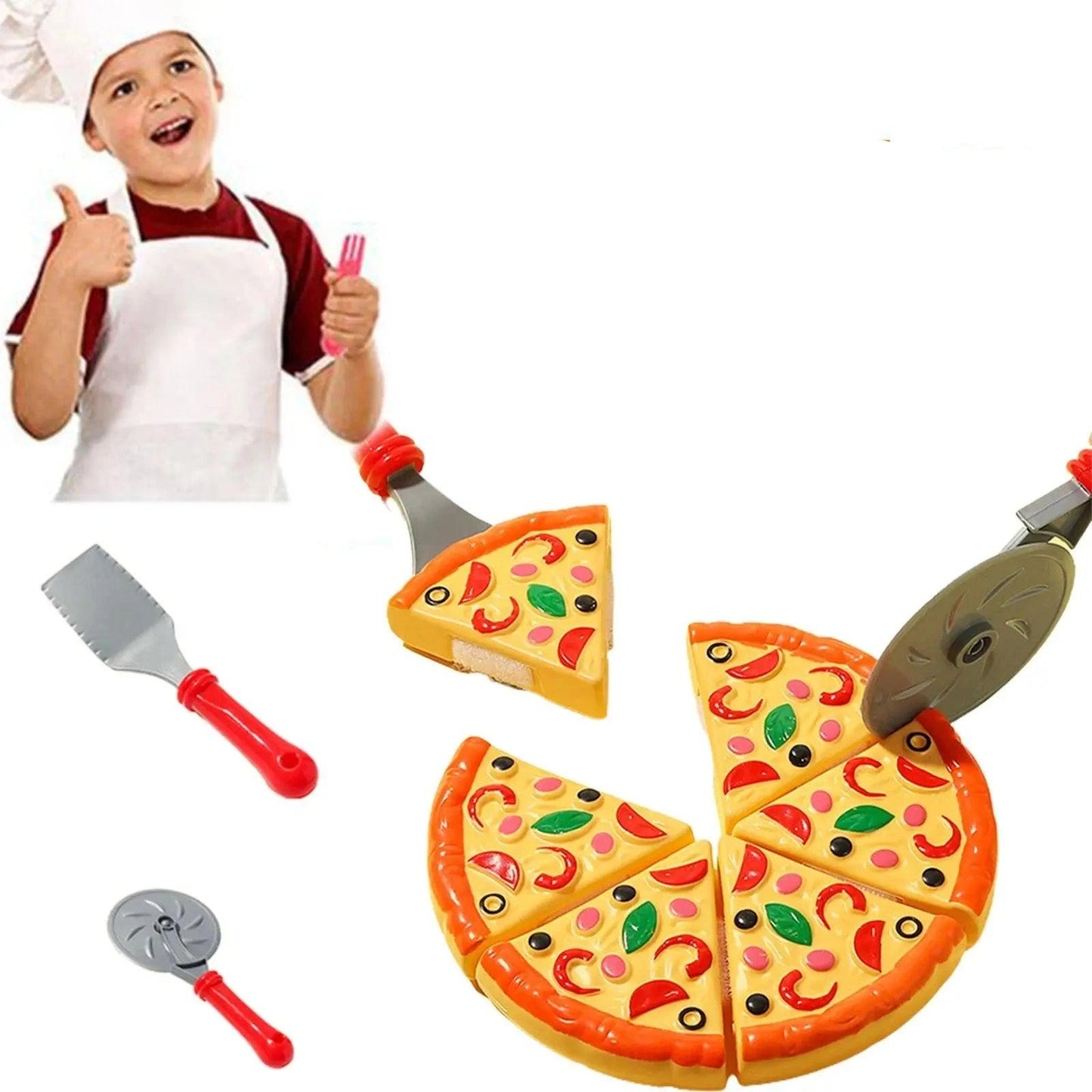 Jeu dinette et pizza pour Enfants - Cherubin