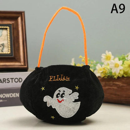 Sac à Bonbons en Forme de Citrouille pour Halloween – Accessoire Fun 2024 - Cherubin