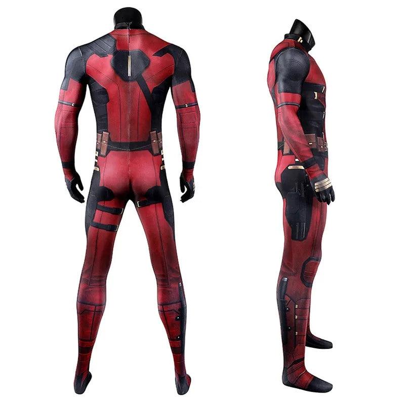 Costume cosplay anti-héro Deadpool - Taille adulte et enfant - Cherubin