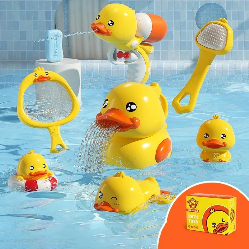 Le Canard cracheur d'eau - Jouet de bain pour bébé - Cherubin