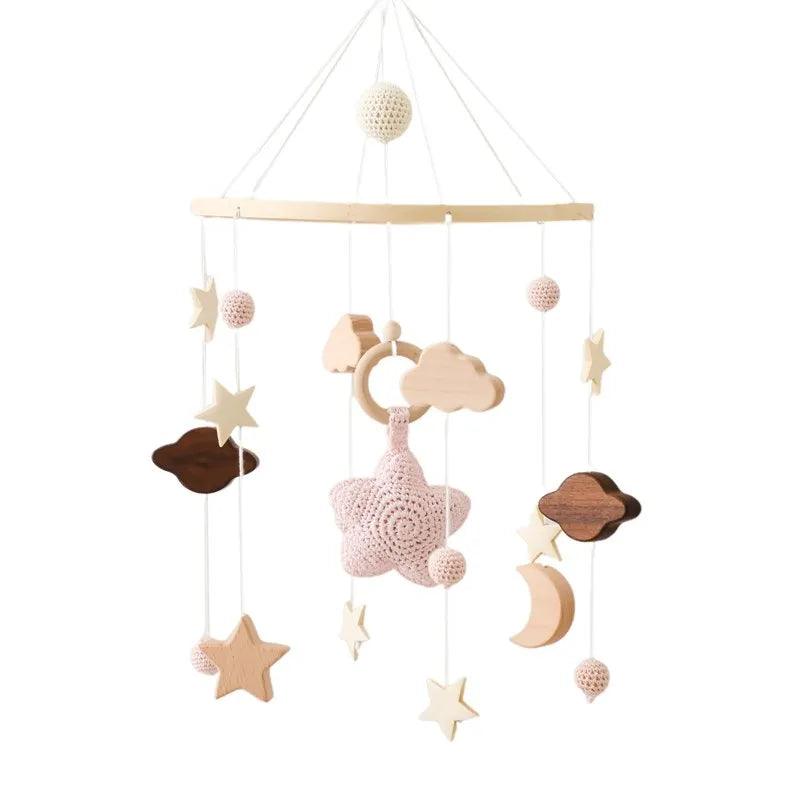 Support de lit suspendu avec jouet Hochets pour bébé - Cherubin