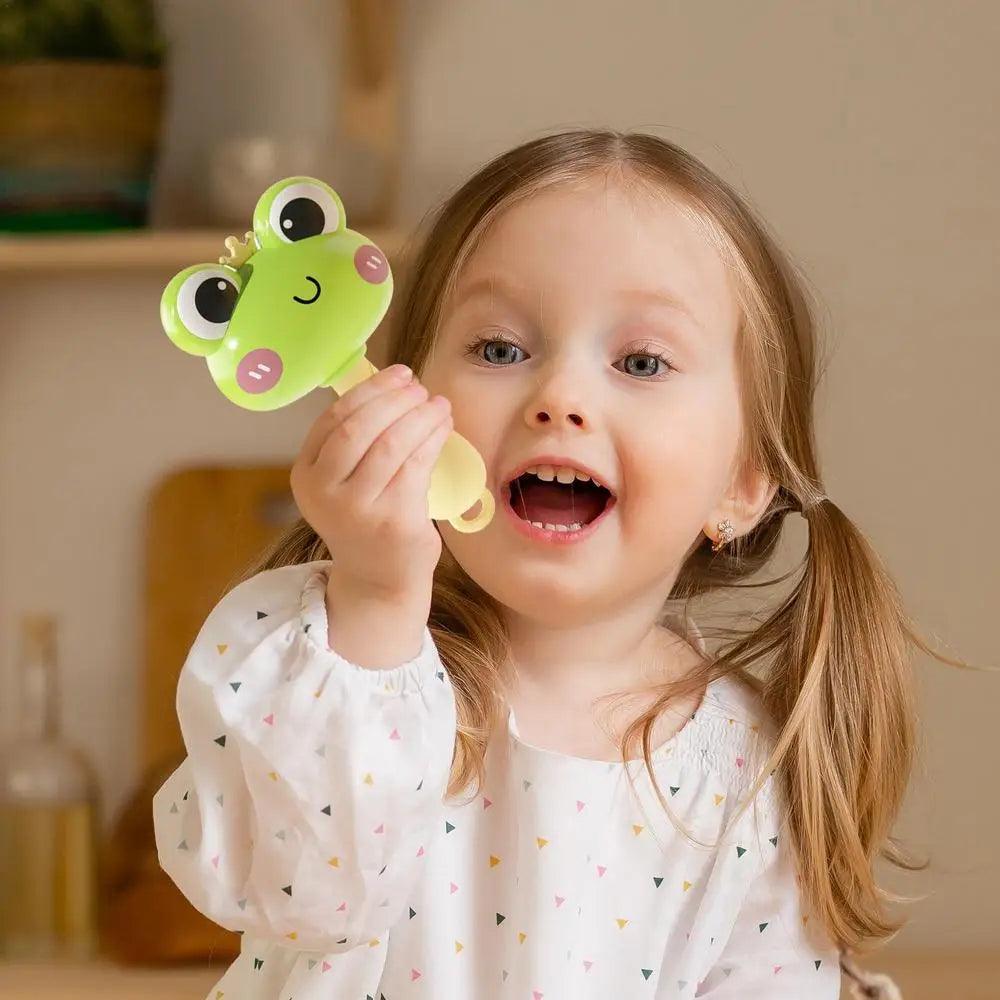 Hochets Maracas en Forme de Grenouille pour Enfant de 0 à 12 Mois - Cherubin