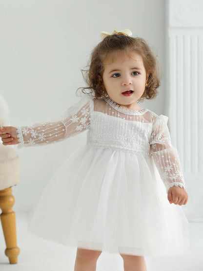 Robe Blanche de Princesse pour Enfant - Cherubin