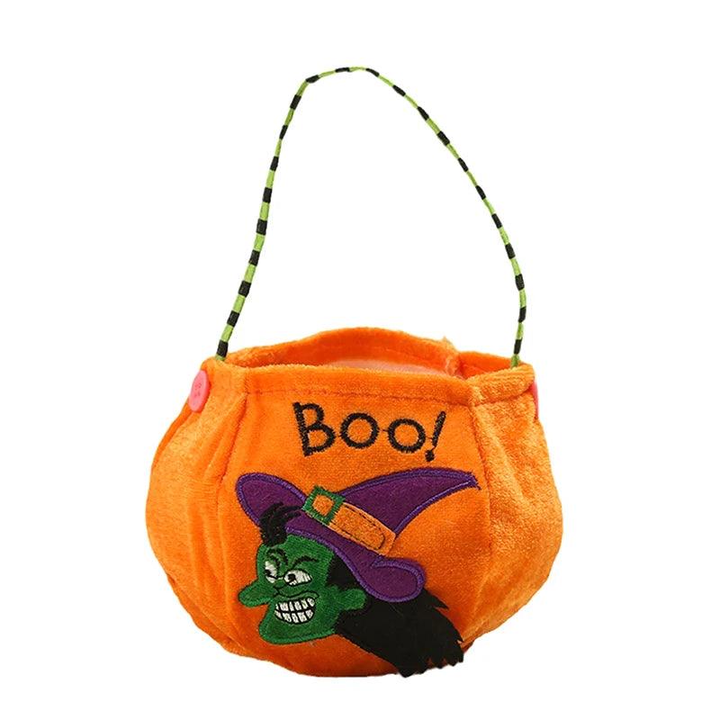 Sac à Bonbons en Forme de Citrouille pour Halloween – Accessoire Fun 2024 - Cherubin