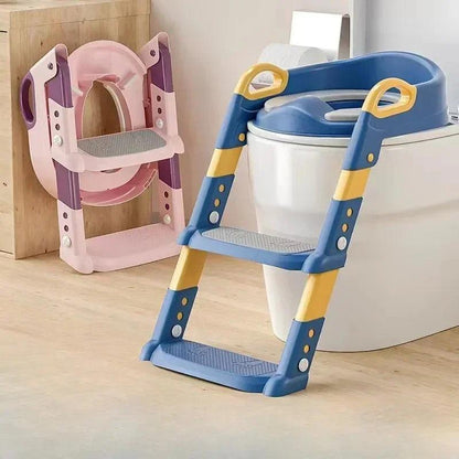 Echelle de toilettes pour enfant - Escabeau pliable - Cherubin