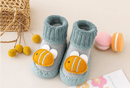 Chaussettes de pied d'hiver à motif dessins animé pour bébé - Cherubin