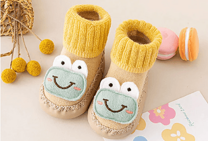 Chaussettes de pied d'hiver à motif dessins animé pour bébé - Cherubin