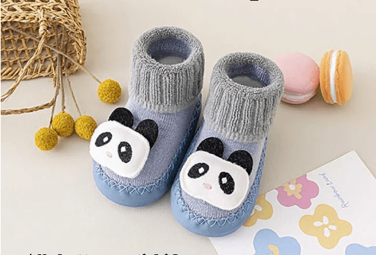 Chaussettes de pied d'hiver à motif dessins animé pour bébé - Cherubin