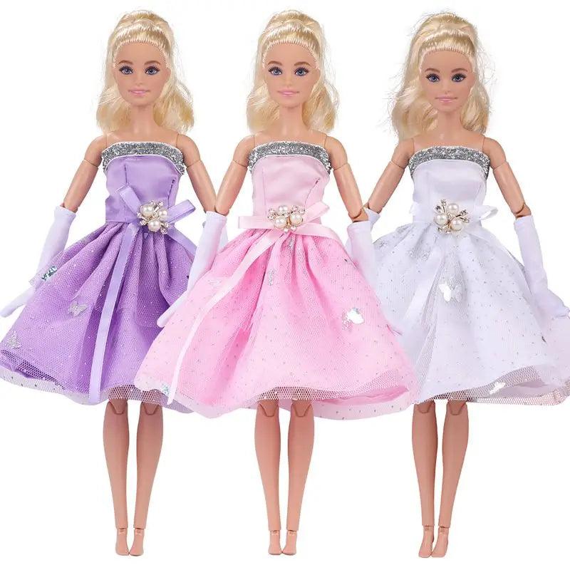 Robes sans manches pour poupée Barbie - accessoires miniature - Cherubin