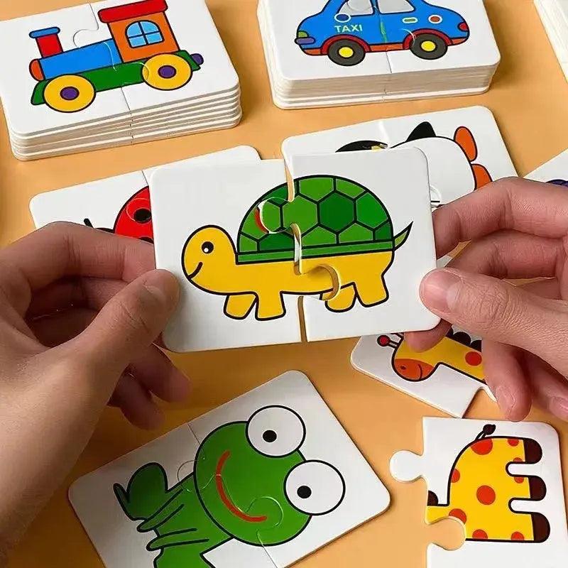 Jeu de Puzzle Montessori pour enfants de 1 an à 3 ans - Cherubin