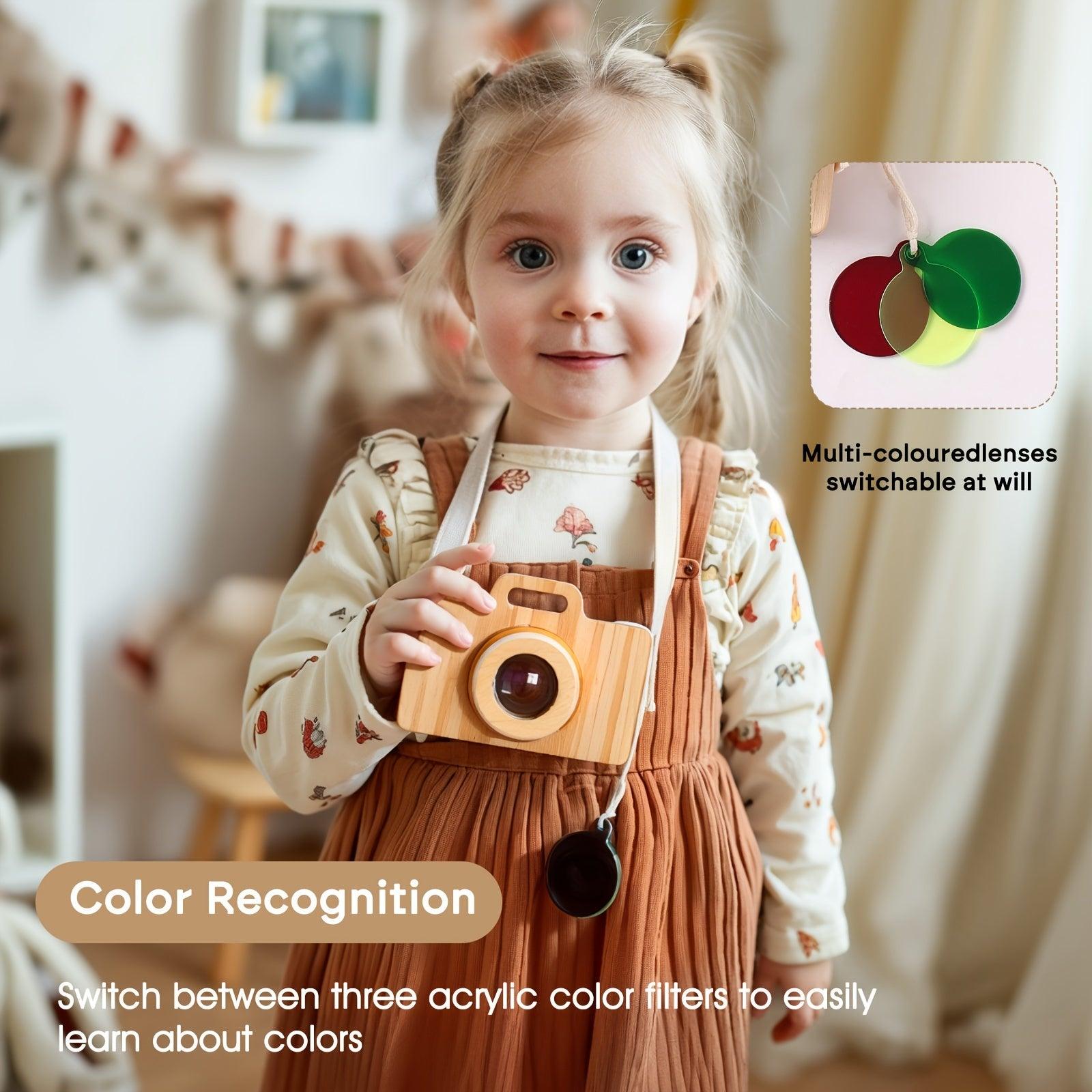 Appareil Photo en Bois pour Enfants - Cherubin