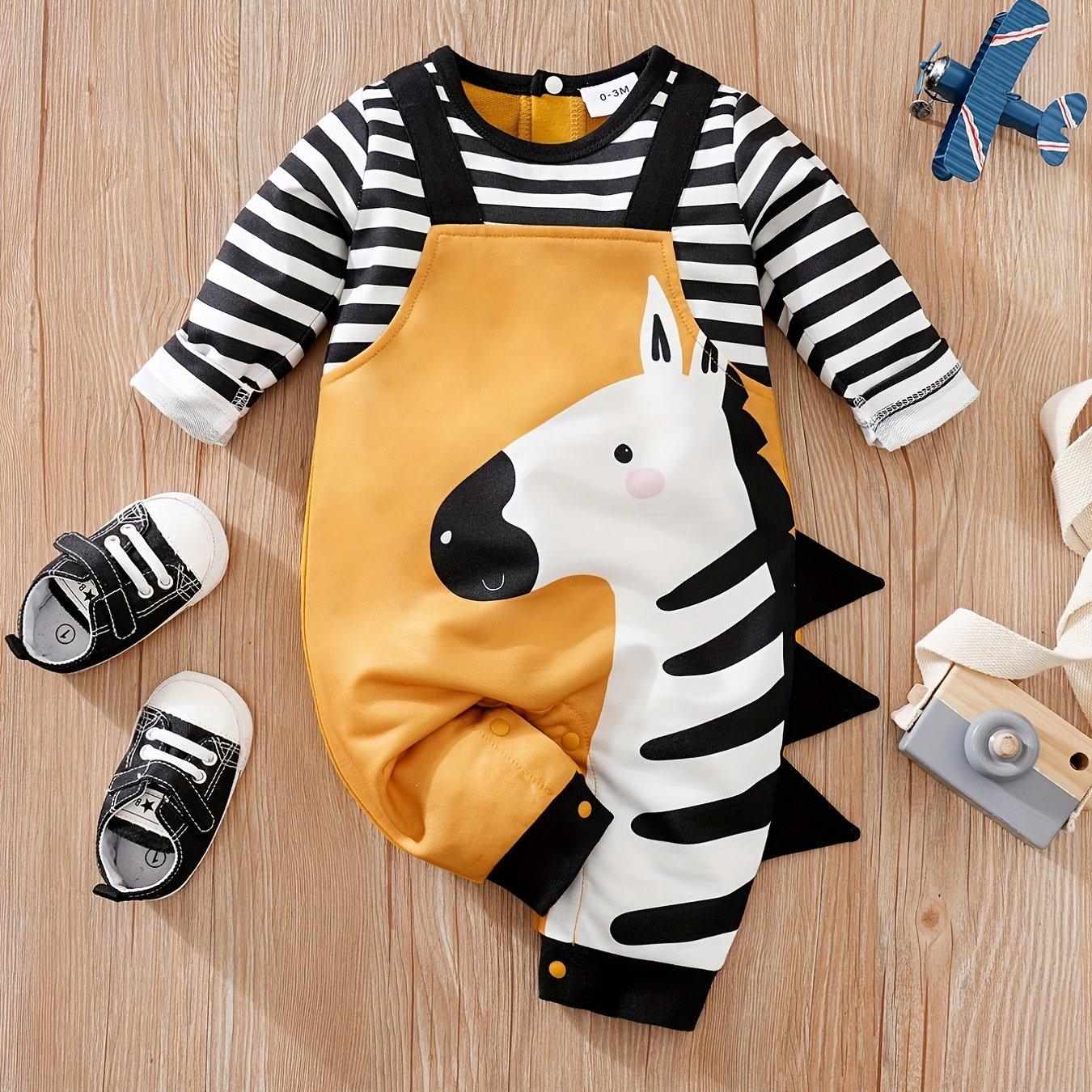 Onesie Bébé Adorable avec motif de zebre - Cherubin